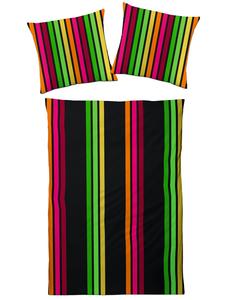 Атласный комплект постельного белья - Ламбада в красочном исполнении  Traumschloss, Bunt