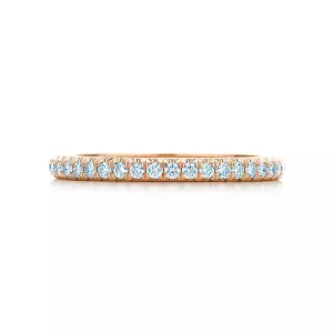 Кольцо Tiffany & Co. Tiffany Soleste Full Eternity, розовое золото/бриллиант