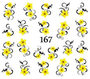 Водные наклейки для ногтей - №167, inna