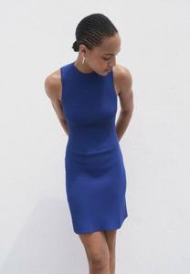 Платье Mango Jumper dress, Neon Blue
