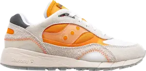 Кроссовки Saucony Shadow 6000 Transparent - White Orange, белый