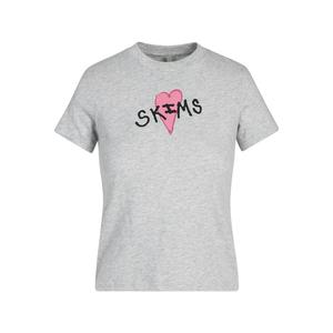 Футболка Skims Worn In Jersey, светло-серый