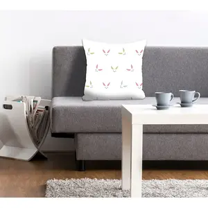 Декоративная подушка queence Danyel с милыми зайчиками Queence, белый