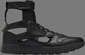 Кроссовки maison margiela x classic leather tabi high 'black' Reebok, черный