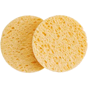 Hebe Professional целлюлозные спонжи для снятия макияжа, 2 шт./1 уп.