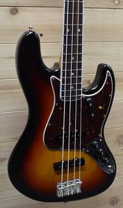Новый Fender American Vintage II 1966 Electric Jazz Bass 3 Color Sunburst с футляром American Vintage II Jazz Bass