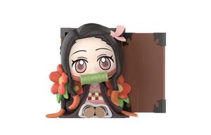 Фигурка Pop Mart Demon Slayer Kaimetsu no Yaiba Birth Flower Stove door beans (упаковано в пакет), коричневый