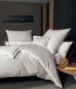 Постельное белье Janine Mako-Satin 3912 Modern Classic 155x220, натуральный цвет Original Janine