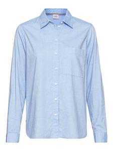 Блуза Camel Active aus reiner Baumwolle, голубой