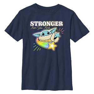 Футболка с принтом The Mandalorian Stronger Than You Think для мальчиков 6-20 Star Wars