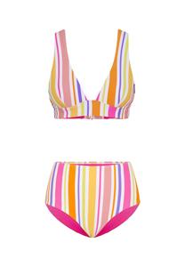 Бикини с плавками и топом в полоску CHIEMSEE, цвет White/ Orange