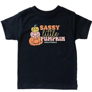 Футболка с принтом Smileyworld sassy little pumpkin The Juniper Shop, Black