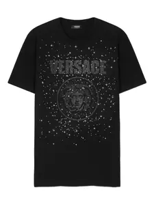 Футболка Crystal Medusa VERSACE, черный