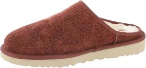 Мужские тапочки UGG Classic Slip-On из пушистого замша, красный