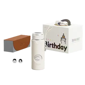 Термостаканы 316 Stainless Steel Liner White 480ml Zowoki, Jianyi Natural Style, белый Oxygen Cloud, Birthday Box