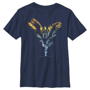 Футболка с изображением силуэта пламени дракона «Гарри Поттер» для мальчиков 8–20 лет Harry Potter