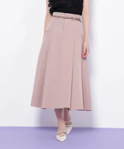 Юбка-клеш с поясом и складками Jill By Jill Stuart, цвет Pink