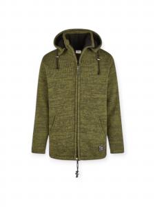 THC Natural Line Кардиган 'THC 627' в темно-зеленом цвете