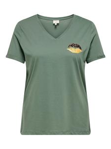 ONLY Carmakoma Футболка в цвете Jade