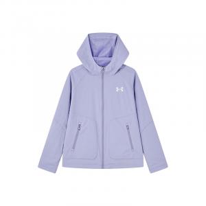 Детская куртка с капюшоном Grade School Under Armour, lavender