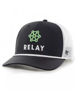 Мужская черная регулируемая кепка William Byron Relay Refuel Trucker '47 Brand, черный