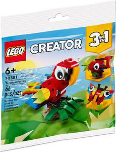LEGO Creator, Кубики, Тропический попугай 3 в 1, 30581