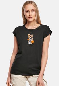 Футболка с принтом Be Famous, черный