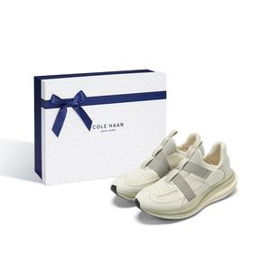 COLE HAAN Кроссовки мужские бежевые беговые коллекции с амортизацией и дышащие низкие повседневные, цвет Ecru (Box)