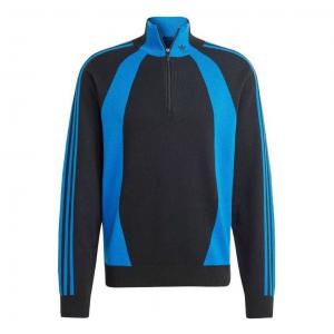 Джемпер adidas Quarter-Zip Jumper 'Blue Black'