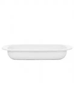 Форма для выпечки из коллекции Solid White Enamelware, объемом 3 л Golden Rabbit, белый