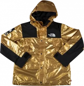 Парка Supreme x The North Face Metallic Mountain Parka 'Gold', золотой