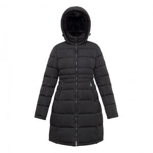 Куртка Rokka&Rolla Water Resistant Hooded Faux Fur Long, черный