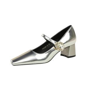 Туфли Мэри Джейн женские Bigtree, золотой