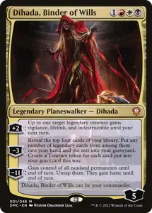 Карточная игра Dihada, Binder of Wills - Dominaria United Commander Foil