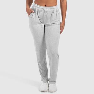 SMILODOX Женские спортивные брюки Brielle Modal серые меланжевые