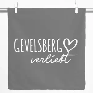 Декоративная наволочка Huuraa Gevelsberg in love подарок 40x40см стальной серый хлопок украшение Gevelsberg Hellweg Druckerei