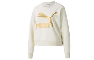 Свитшот женский цвета слоновой кости Puma