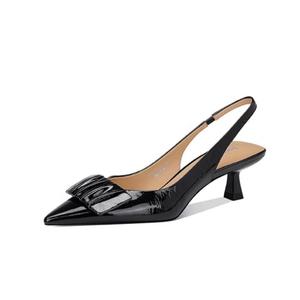 JESSICA SOPHIA Тонкие каблуки на шпильке 4 см женские черные, цвет Black