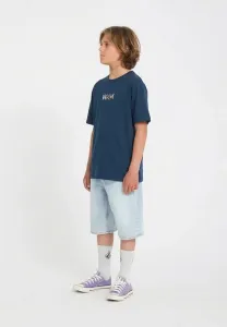 Футболка с принтом в виде солнечных рыб. Volcom, Dust Bowl Indigo