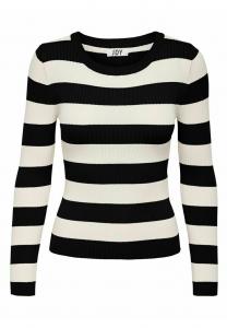 Свитер O-Neck Stripe JDY, черный