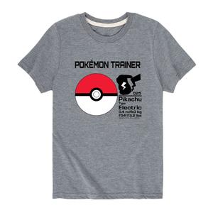 Тренировочная футболка с рисунком Pokemon Pokeball для мальчиков 8–20 лет Licensed Character