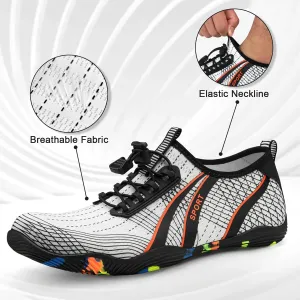 Водноспортивная обувь ATHMILE для мужчин и женщин, обувь для реки, для плавания, пляжа, озера, бассейна, акваносок, босиком, быстро сохнущие, для походов, серфинга, каякинга, необходимые на круизном лайнере, оранжевый