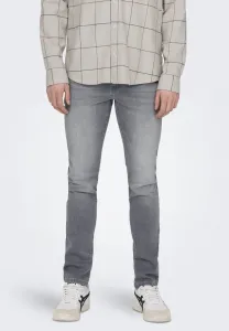 Узкие джинсы Only & Sons, Light Grey Denim
