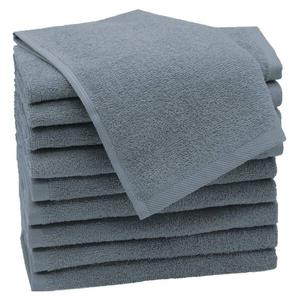 Гостевое полотенце Zollner 00000086 10 шт, 30x1x50 см, серый