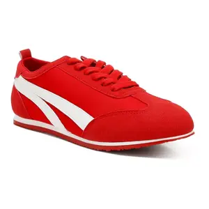 Женские кроссовки Montek с металлическим покрытием на шнуровке London Rag, красный