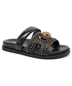 225-Тапочки из кожи орла Kurt Geiger, черный