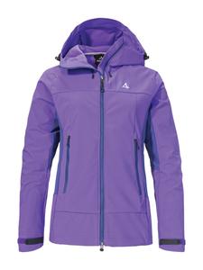 Куртка "Softshell Jk Style Blaueis WMS" фиолетового цвета Schöffel