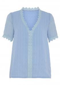 Блуза LASCANA, светло-голубой