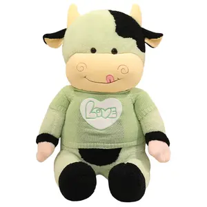Милые одетые коровки плюшевые куклы высота 60cm/80cm/100cm/120cm Bitter purchase