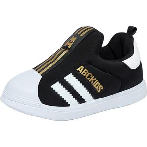 Нескользящие износостойкие низкие детские кроссовки для повседневной жизни ABC KIDS, черный